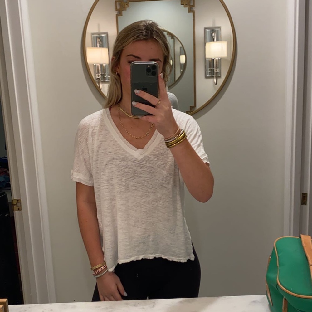 white free people top